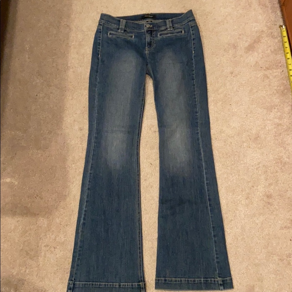 White House Black Market Noir Jeans, size 6L